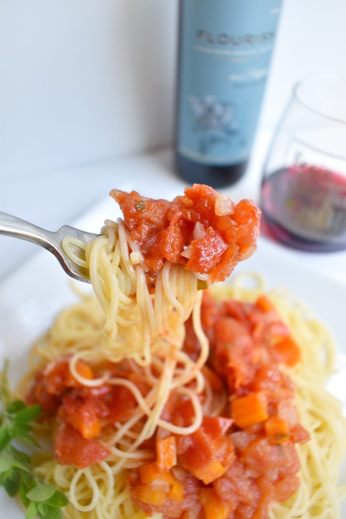 Simple Fresh Garden Tomato Sauce ⋆ SomeTyme Place