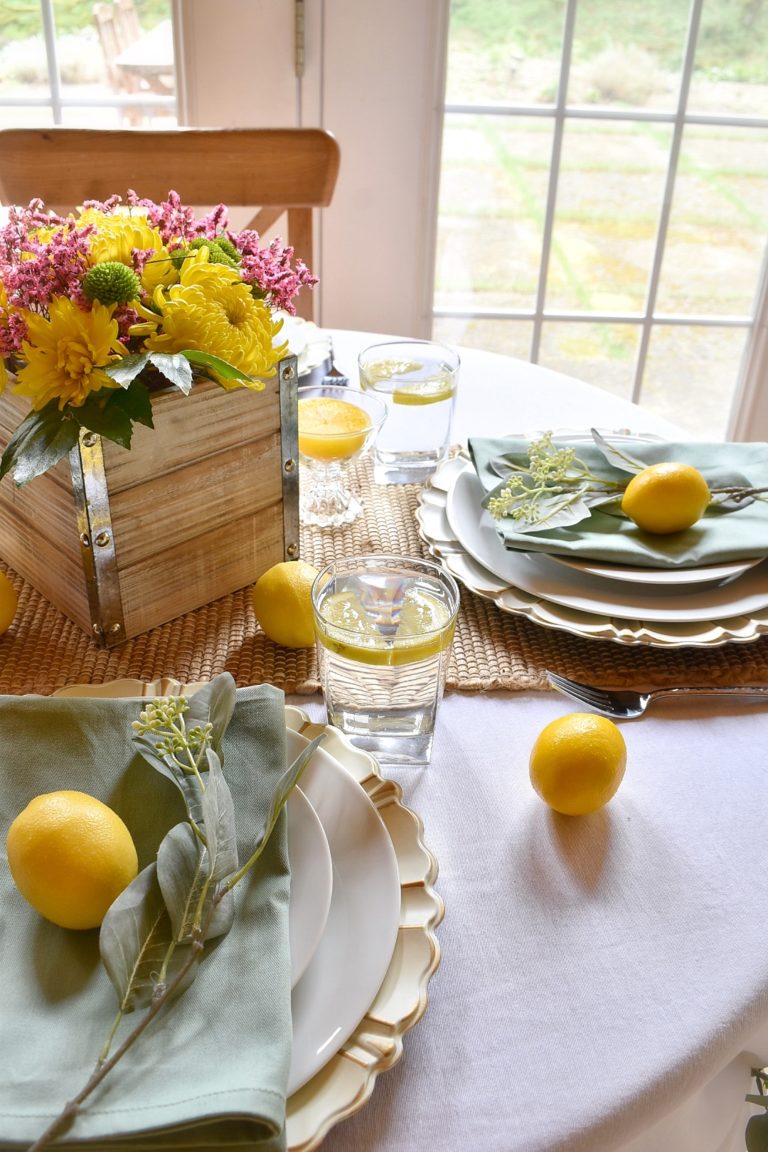 Using Lemons In Table Decor ⋆ Sometyme Place ⋆