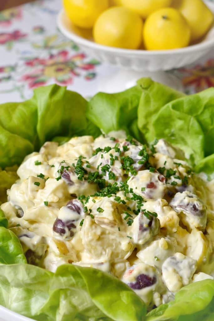 Red White & Blue Potato Salad Recipe ⋆ SomeTyme Place