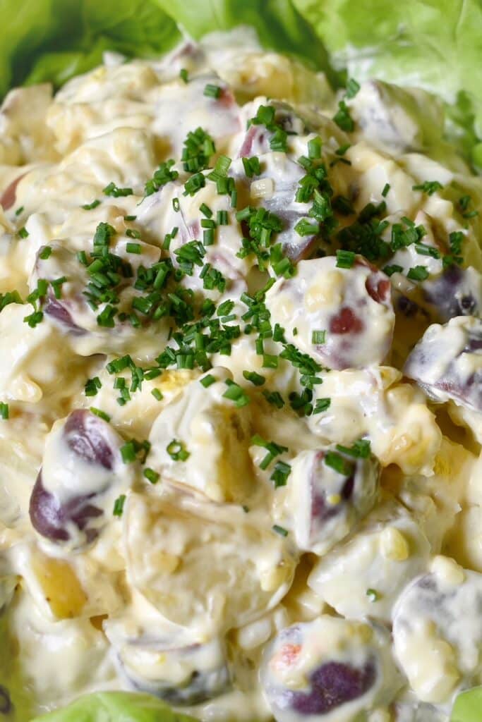 Red White & Blue Potato Salad Recipe ⋆ SomeTyme Place