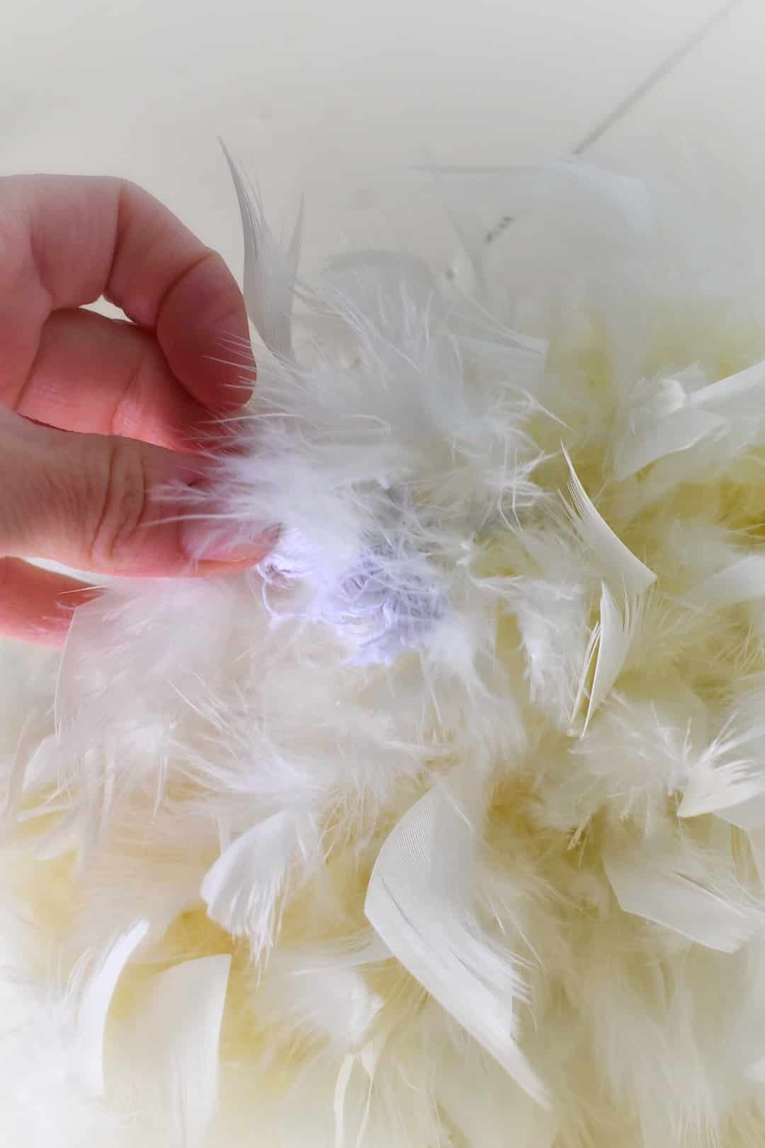 DIY Feather Wreath ⋆ SomeTyme Place