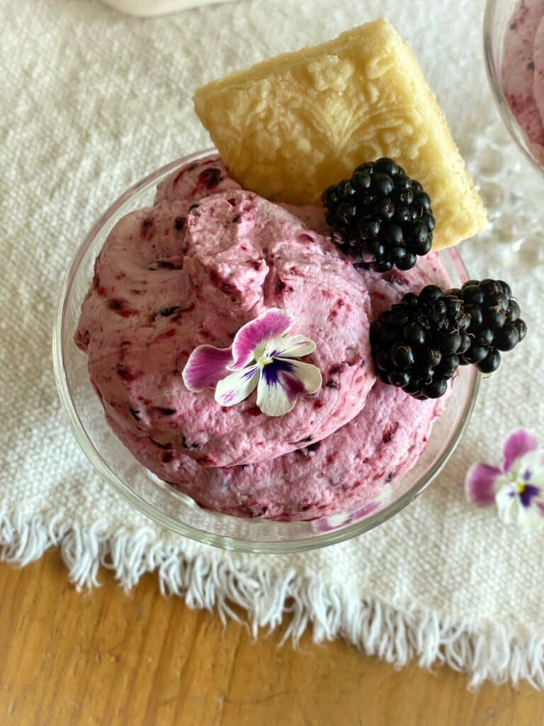 Blackberry Fool Dessert ⋆ SomeTyme Place